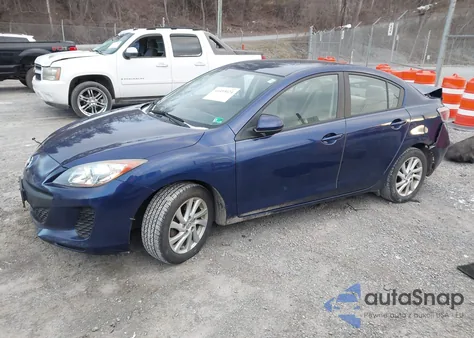 2012 Mazda Mazda3 I Touring z USA, uszkodzony, nr VIN JM1BL1V83C1662741